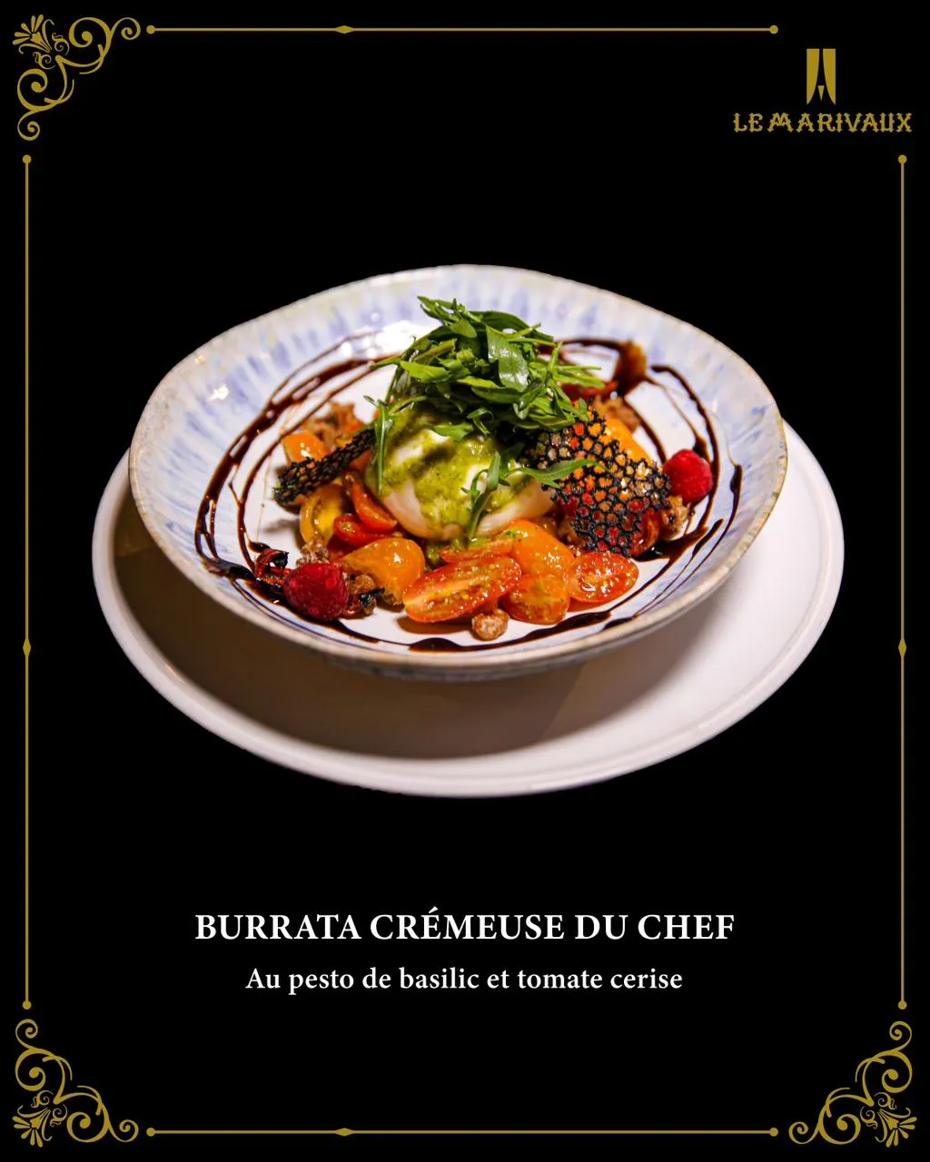 La burrata crémeuse